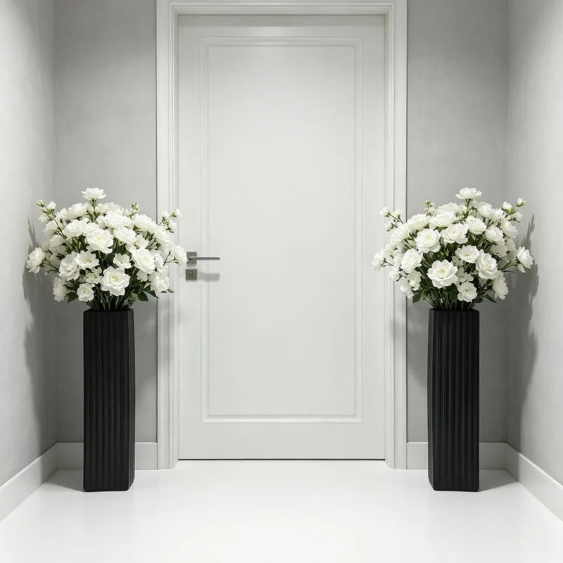 Dekorativer geometrischer Blumenvase Karnz