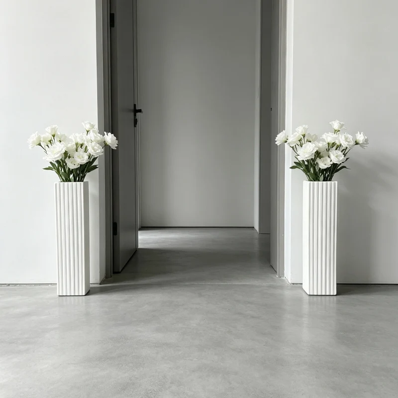 Dekorative Blumen Vase Karnz