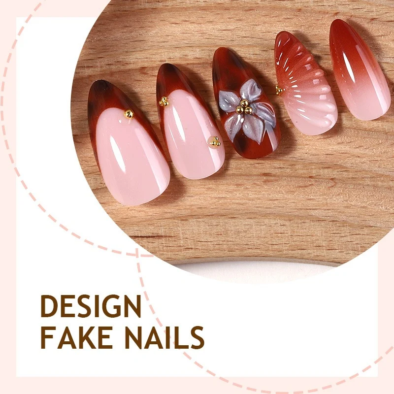 Kunstnagelset mit eleganten Akzenten Karnz