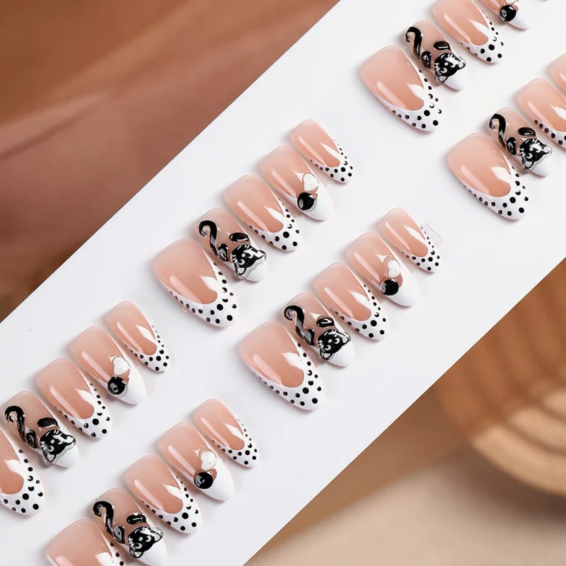 Künstliche Nagelset mit inspirierendem Tierdesign Karnz