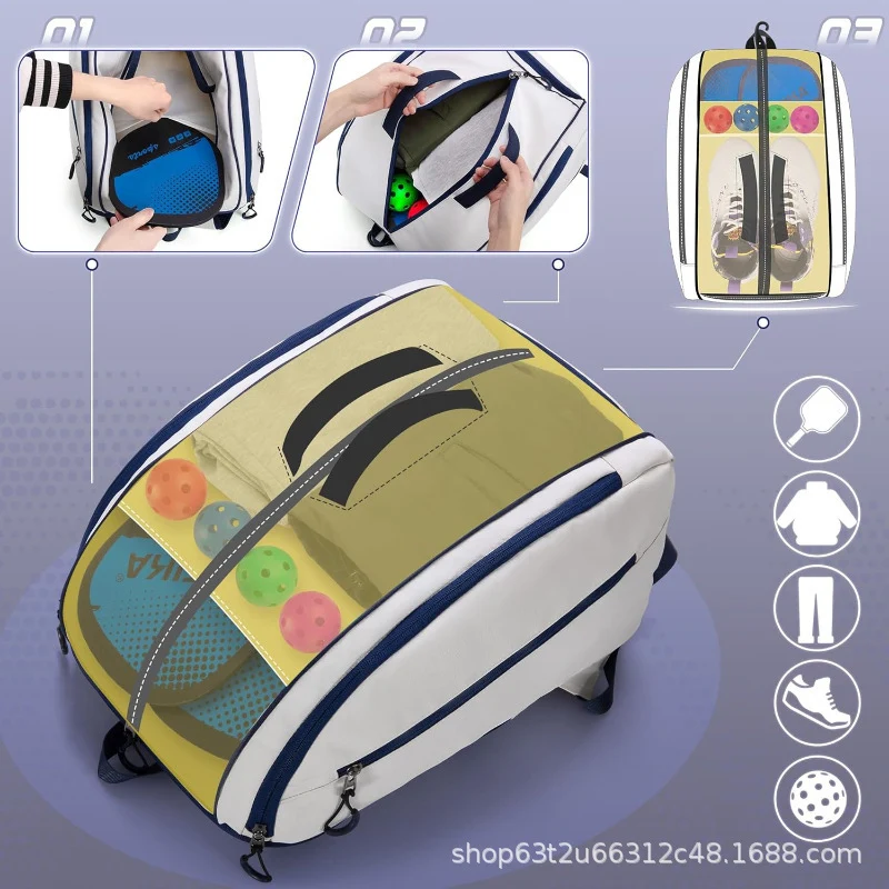 Multi-Compartment Sportausrüstung Rucksack Karnz