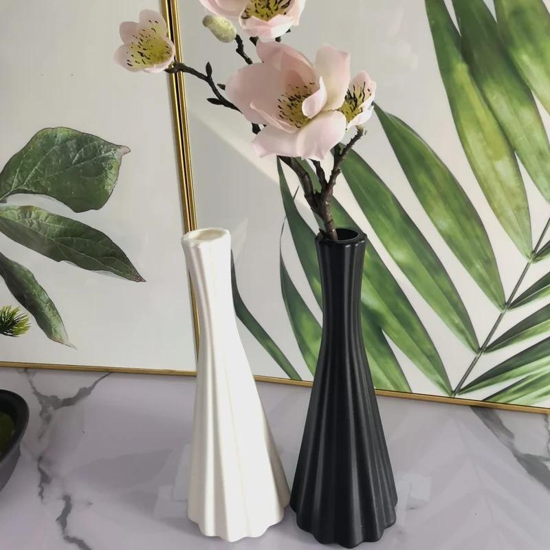 Moderne Texturierte Dekorative Vase Karnz