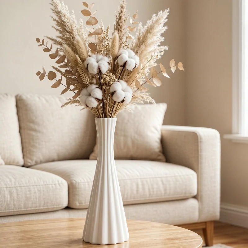 Moderne Texturierte Dekorative Vase Karnz