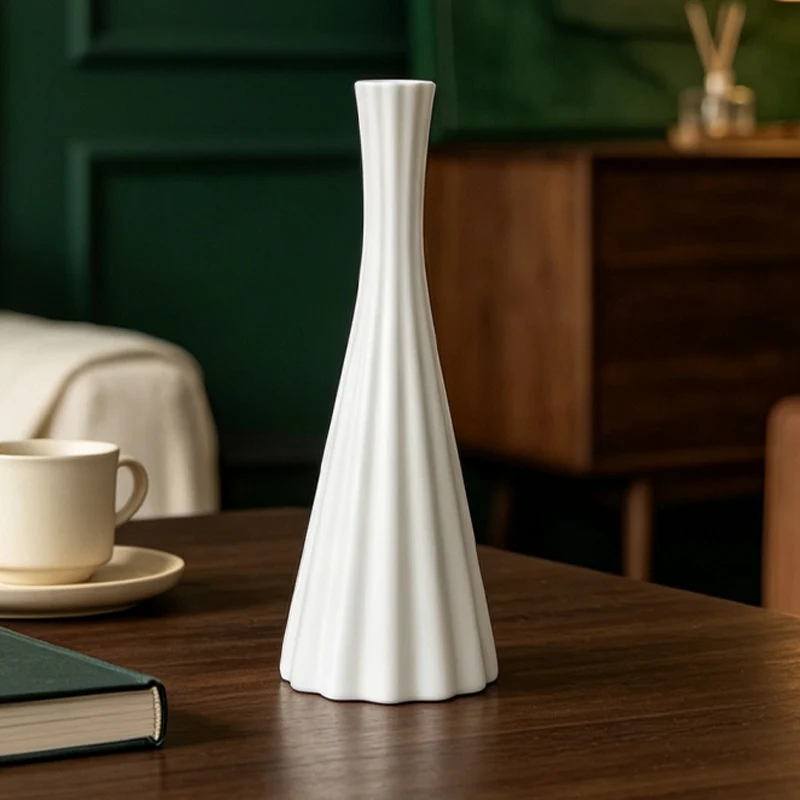 Moderne Texturierte Dekorative Vase Karnz