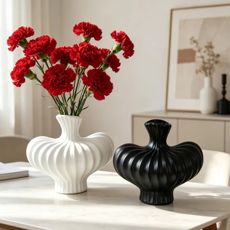 Dekorative Künstlerische Vase Karnz