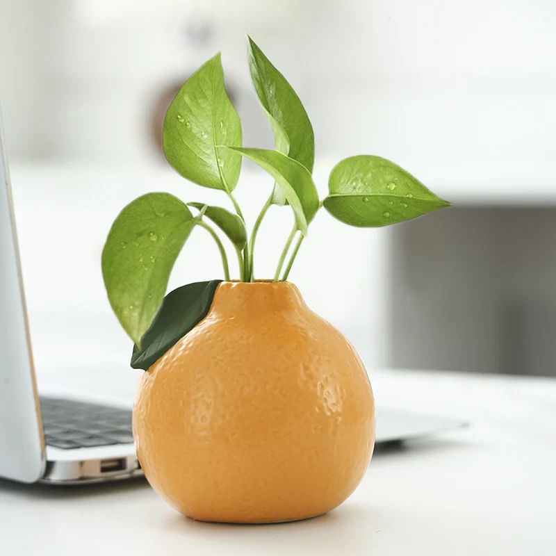 Verspielte Keramische Obst-förmige Vase Karnz