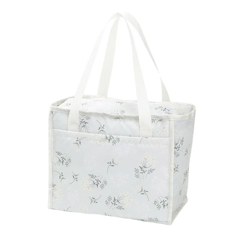 Isolierte Blumenmuster Lunch Tasche Karnz