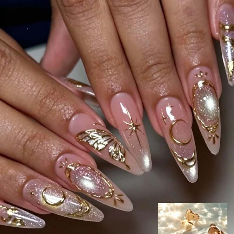 Künstliche Nagel-Kollektion mit Eleganten 3D-Verzierungen Karnz
