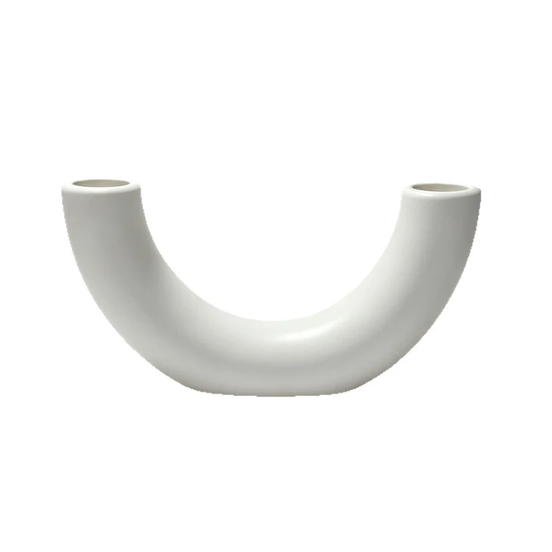 Zeitgenössische gewölbte Dual-Vase Karnz
