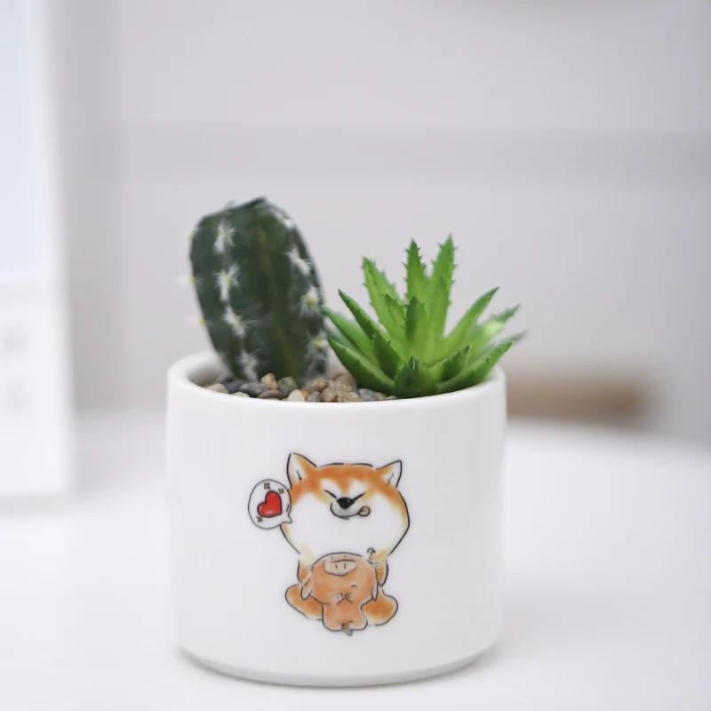 Niedlicher Tier-Themen-Sukkulenten-Planter Karnz