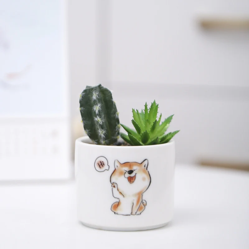 Niedlicher Tier-Themen-Sukkulenten-Planter Karnz