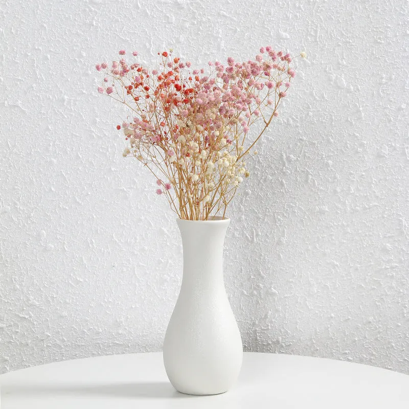 Zeitgenössische Matte Keramik Blumenvase Karnz