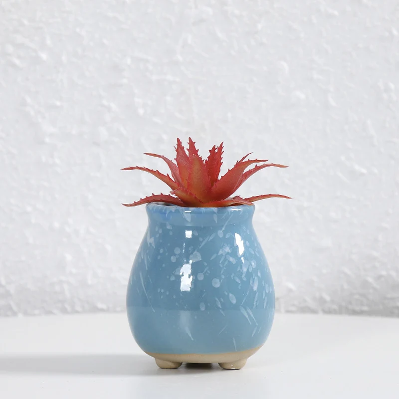 Zeitgenössische Kurvenkeramische Vase Karnz