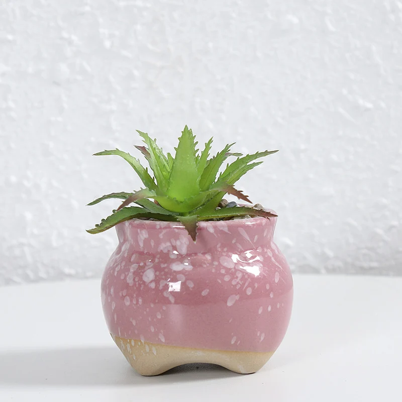 Zeitgenössische Kurvenkeramische Vase Karnz