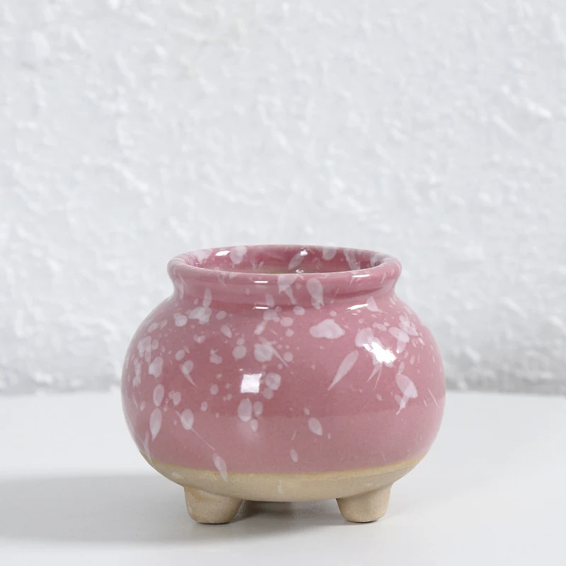 Zeitgenössische Kurvenkeramische Vase Karnz