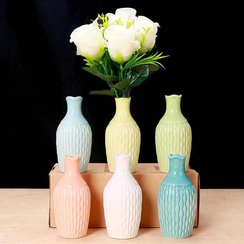 Texturierte Keramik-Blumenvase Karnz 1790310283
