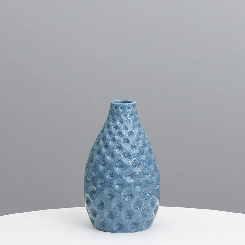Texturierte Keramische Dekorative Vase Karnz