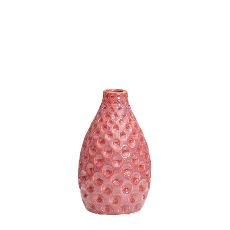 Texturierte Keramische Dekorative Vase Karnz