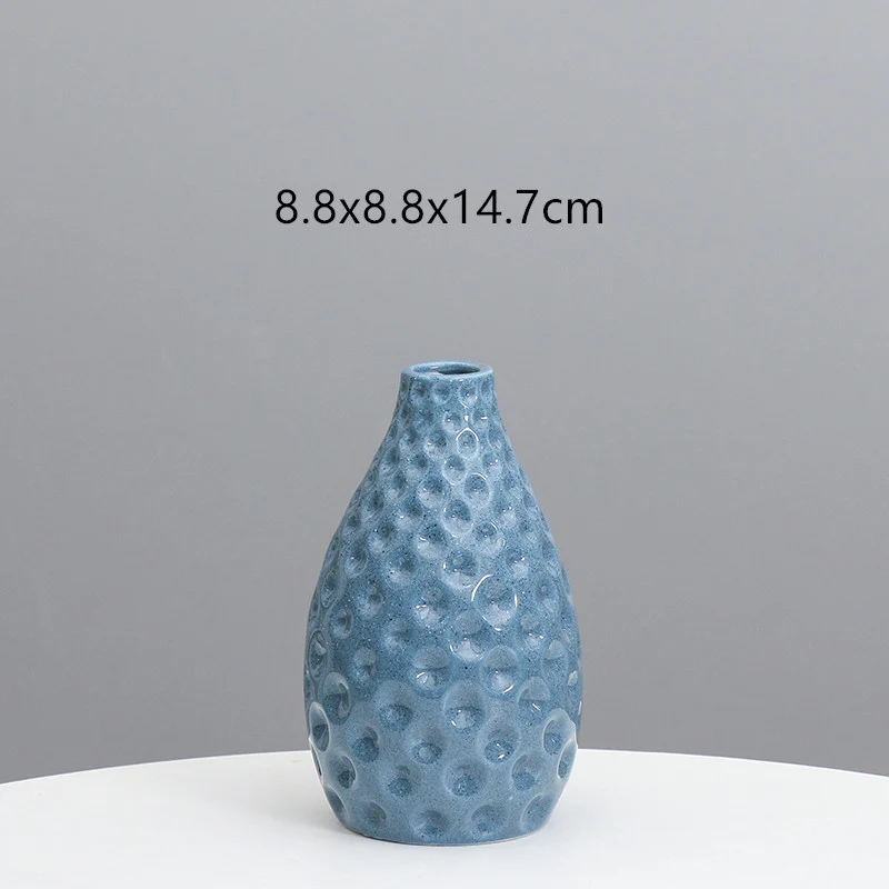 Texturierte Keramische Dekorative Vase Karnz