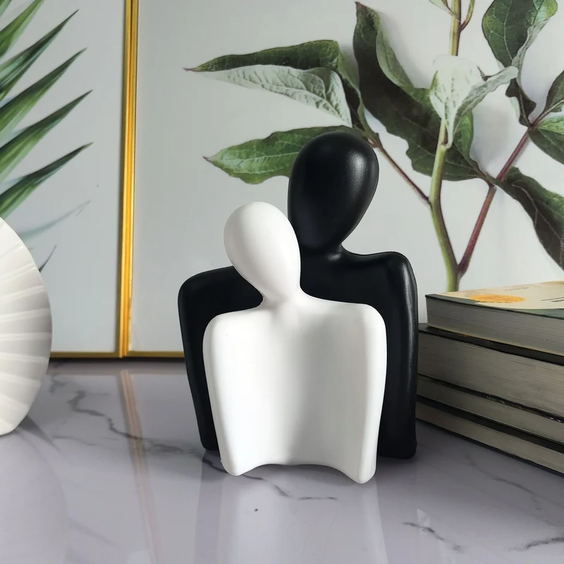 Künstlerische Dualfigur Dekoration Karnz
