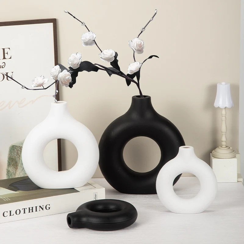 Moderne Abstrakte Dekorative Vase Karnz