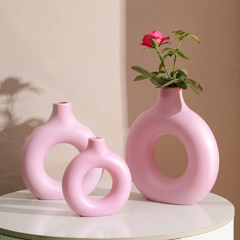 Moderne Abstrakte Dekorative Vase Karnz