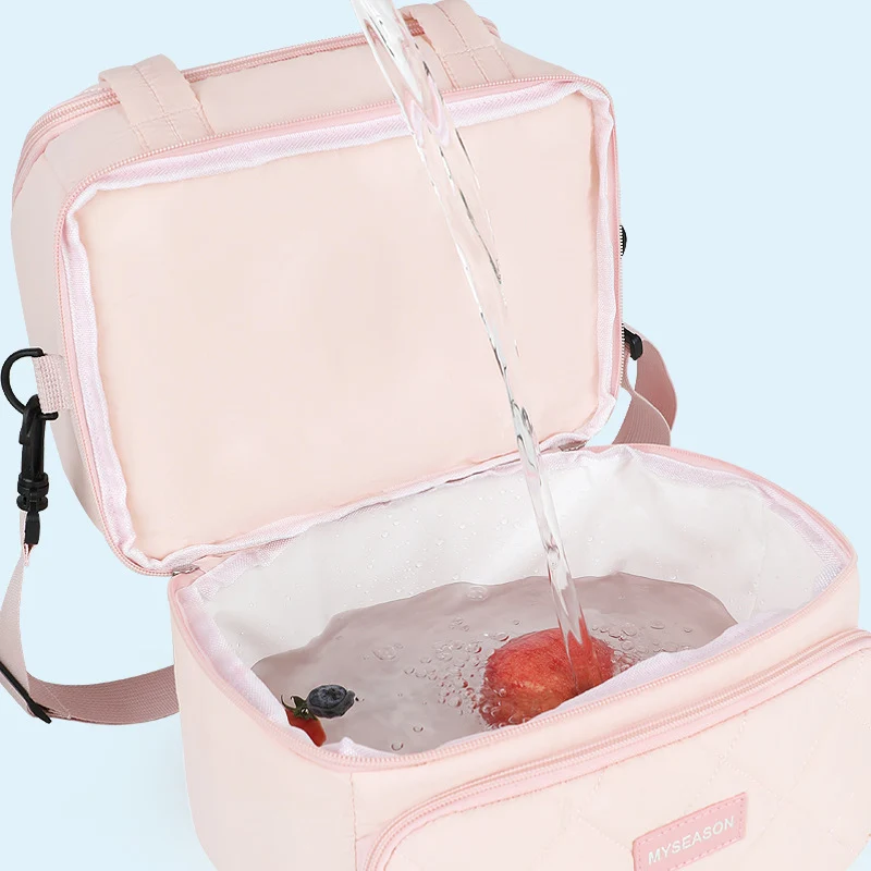 Stylish gesteppt isolierter Lunch Tote Karnz