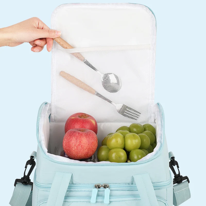 Stylish gesteppt isolierter Lunch Tote Karnz