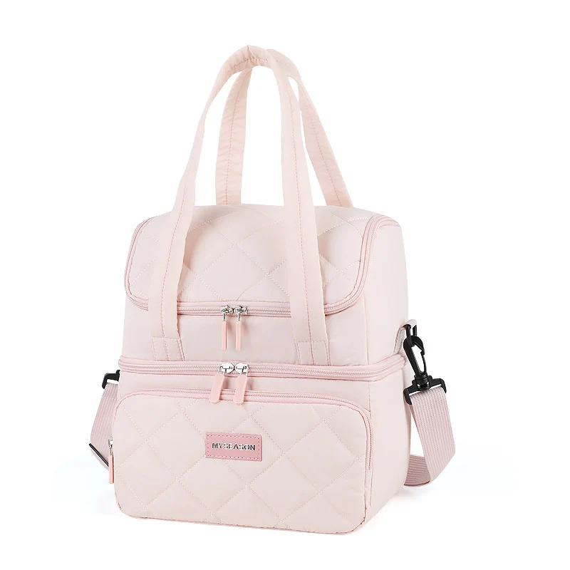Stylish gesteppt isolierter Lunch Tote Karnz