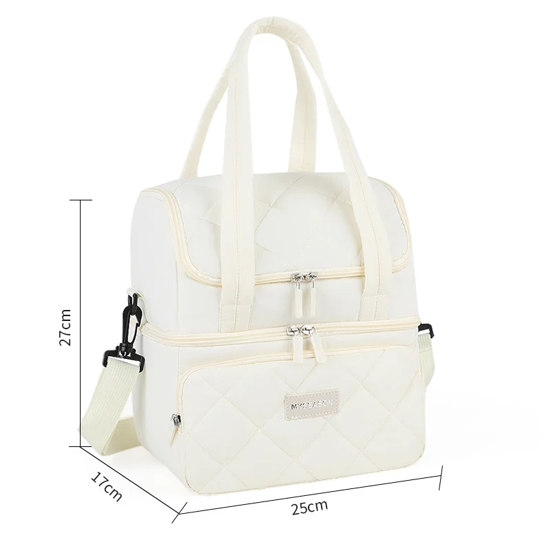 Stylish gesteppt isolierter Lunch Tote Karnz