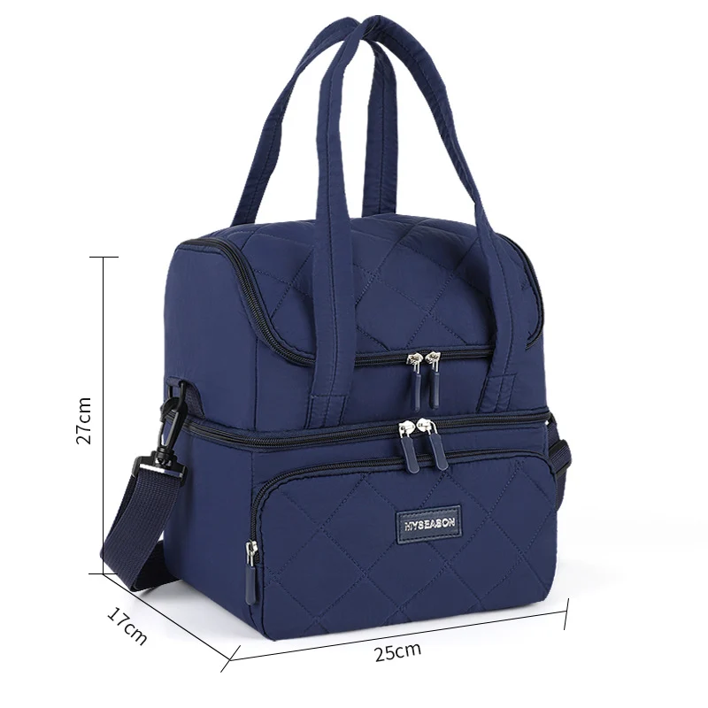 Stylish gesteppt isolierter Lunch Tote Karnz