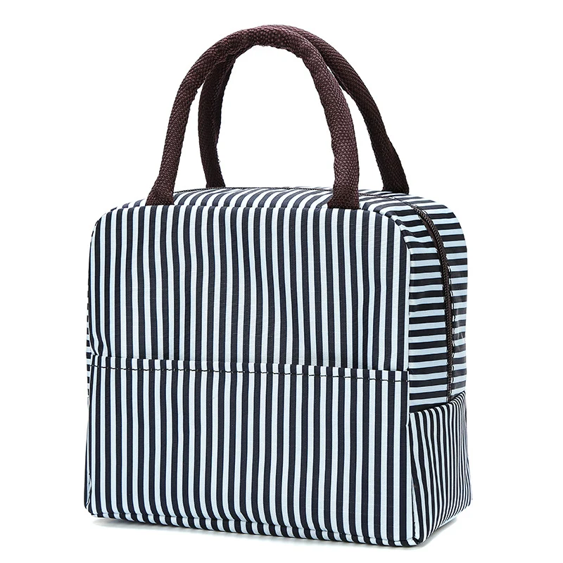 Stilvolle isolierte tropische Lunchkühltasche Karnz