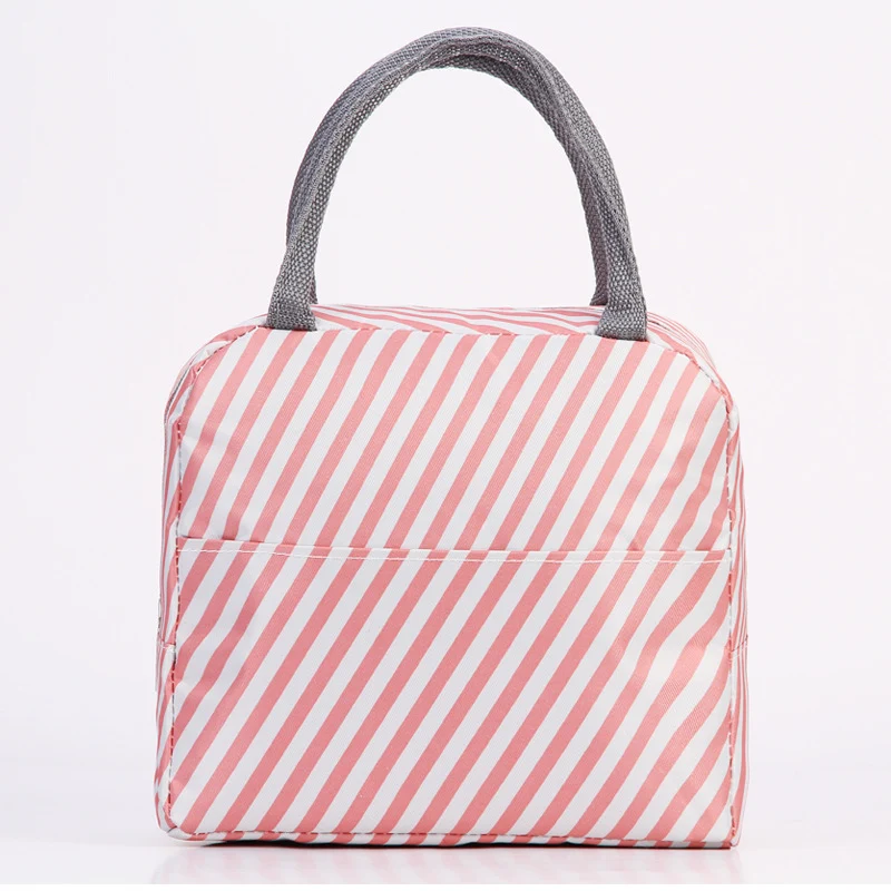 Stilvolle isolierte tropische Lunchkühltasche Karnz