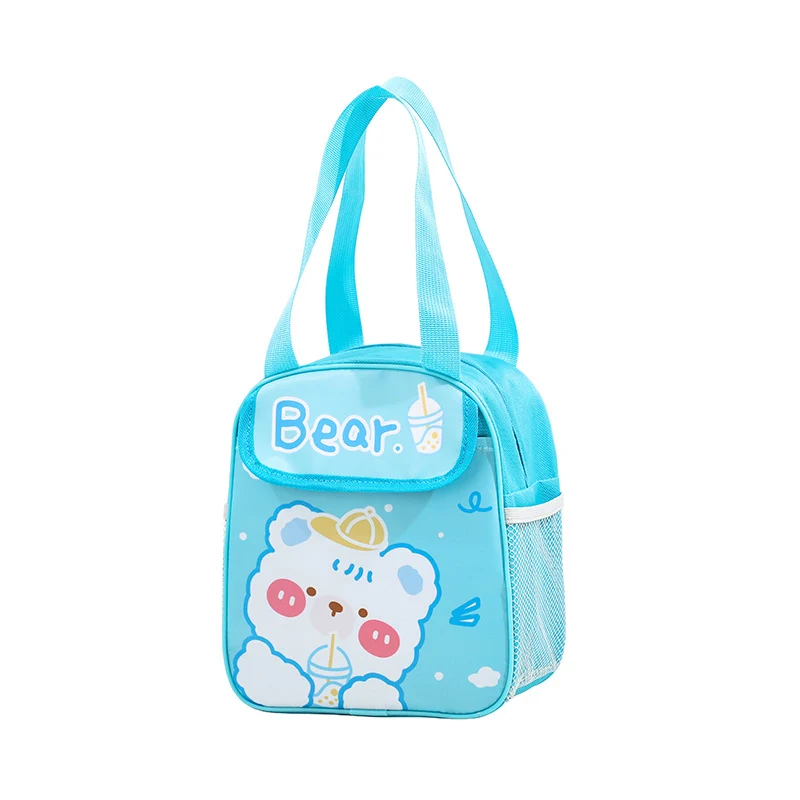 Isolierte süße Kaninchen-Themen Lunch Tasche Karnz