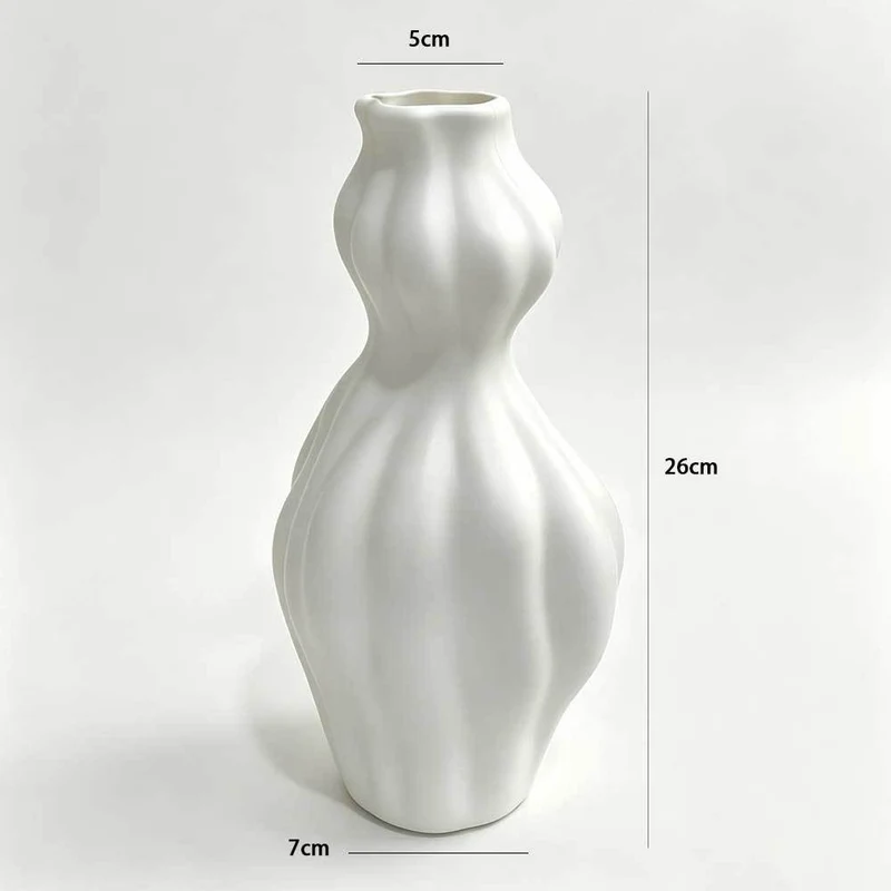 Abstract Skulptural Dekorative Vase Karnz