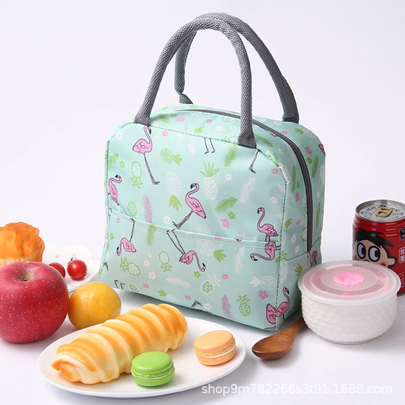 Isolierte Flamingo-Muster Mittagstasche Karnz
