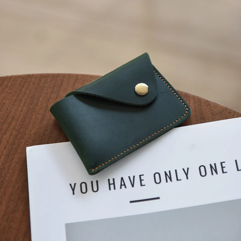 Stylische Leder Kartenbörse