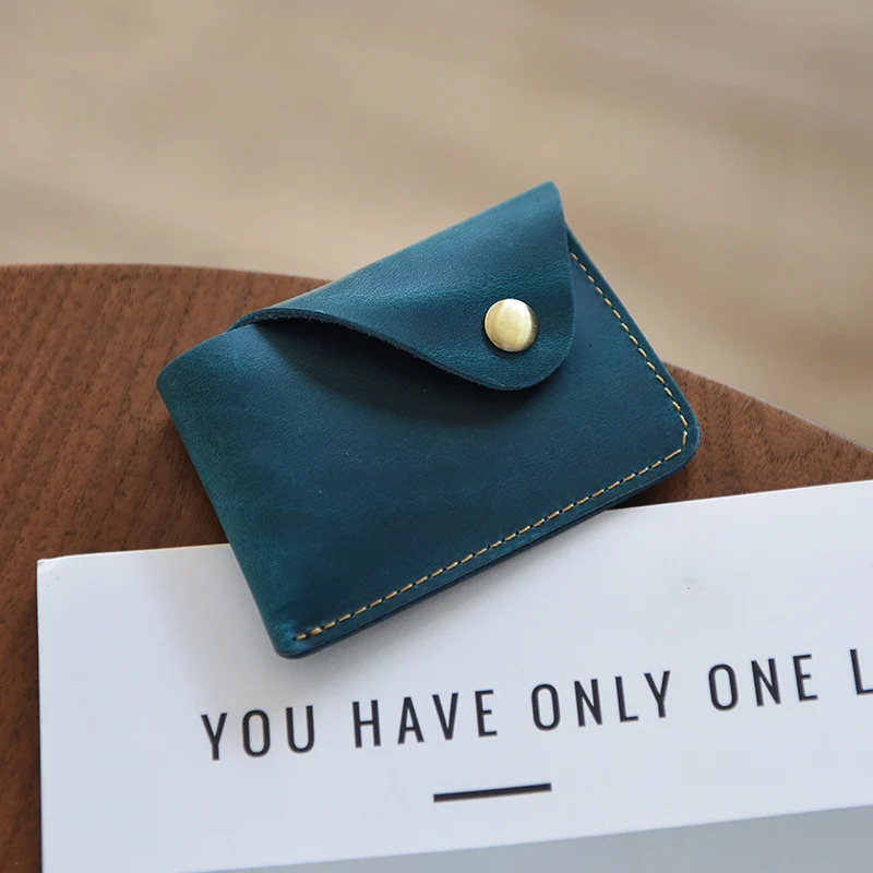 Stylische Leder Kartenbörse