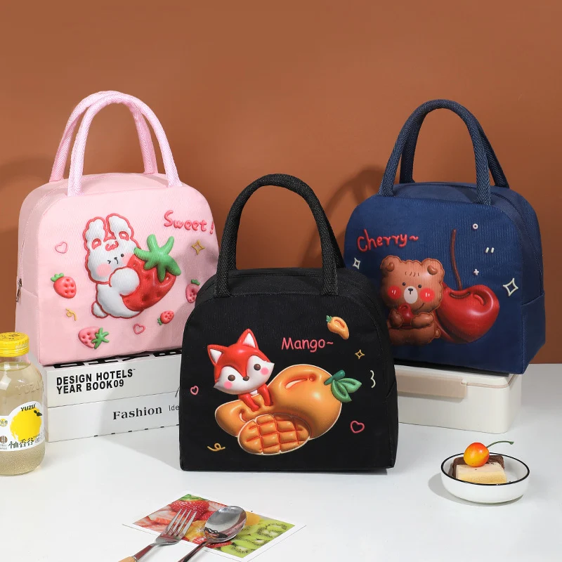 Isolierte Cartoon-Lunchtasche Karnz