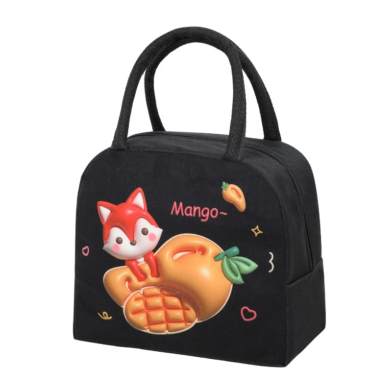 Isolierte Cartoon-Lunchtasche Karnz