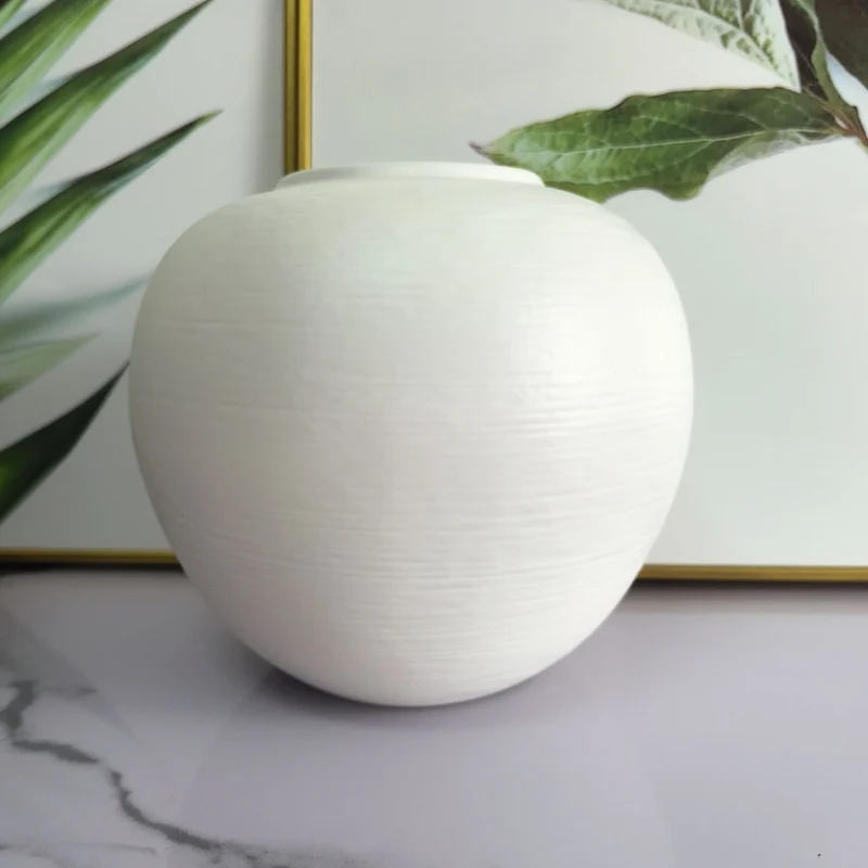 Elegante strukturierte Keramikvase Karnz