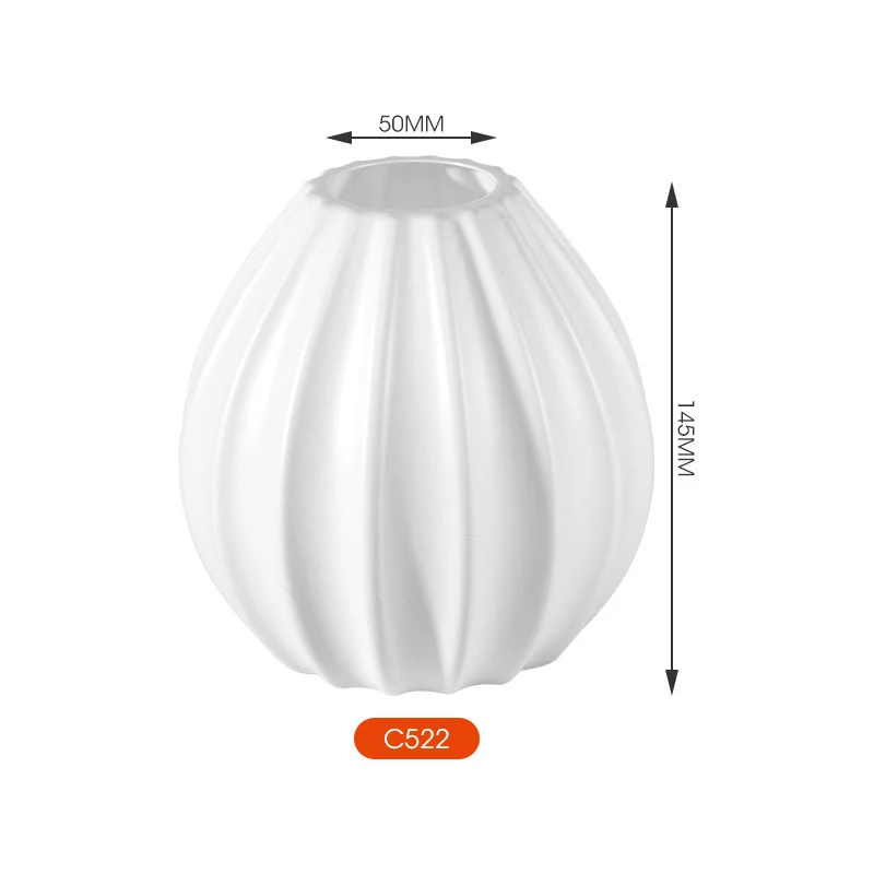 Elegante strukturierte Keramikvase Karnz