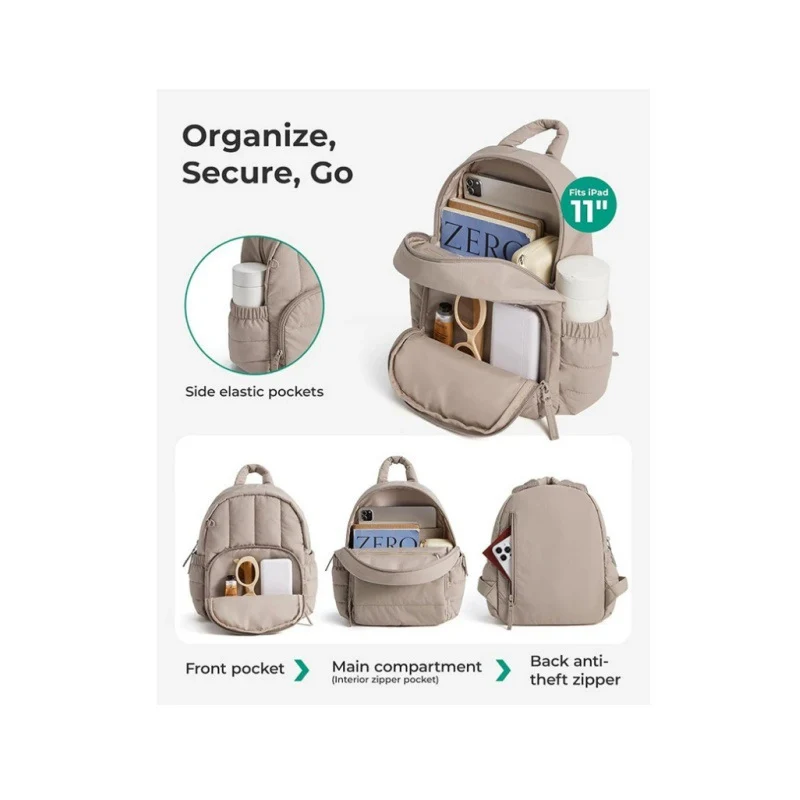 Kompakter gesteppter Rucksack Karnz