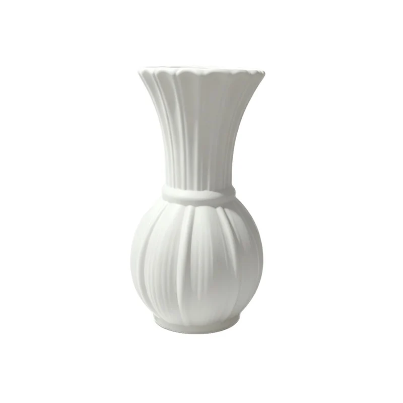 Elegante gerippte Blumenvase Karnz