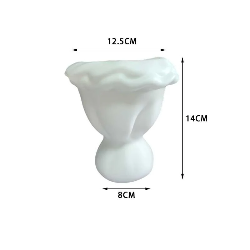 Elegant Moderner dekorativer Blumentopf Karnz