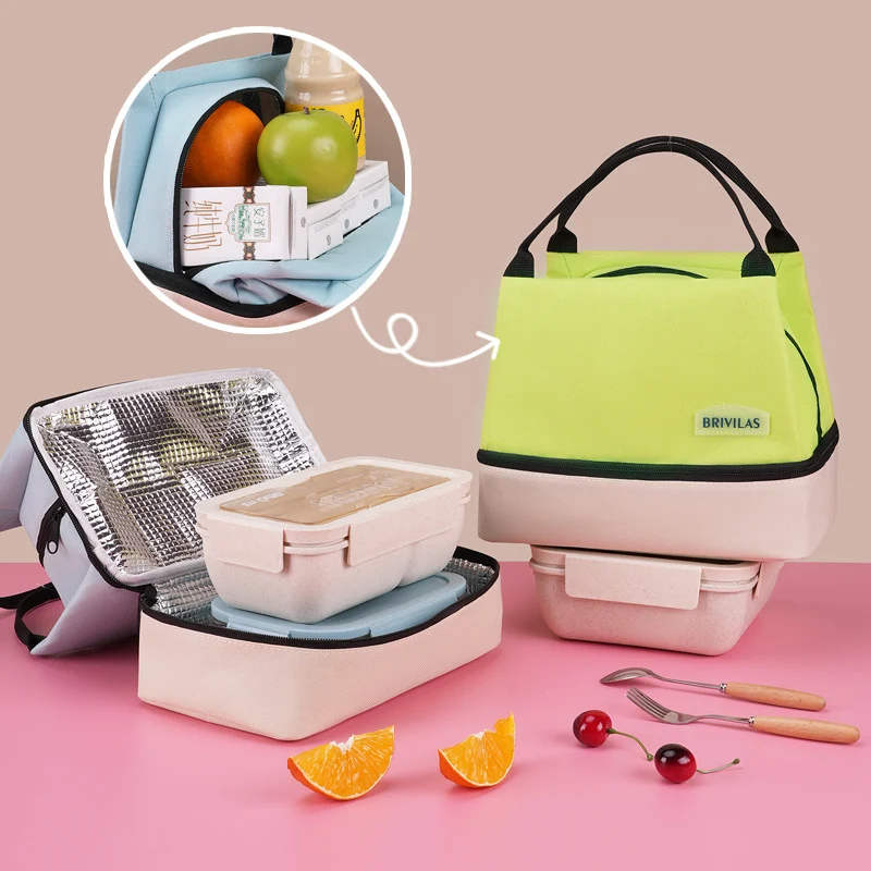 Isolierte Lunch-Tasche mit Mehrfächertdesign Karnz