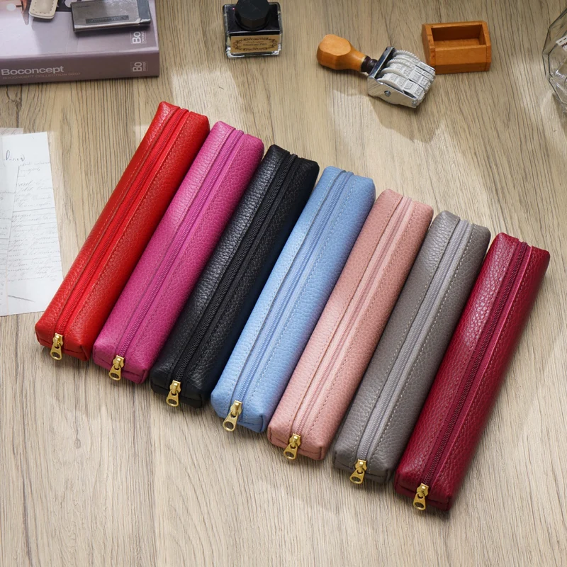 Elegante Leder Stiftetui