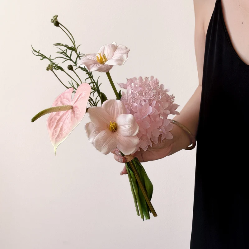 Handgehaltenes Blumenauswahl