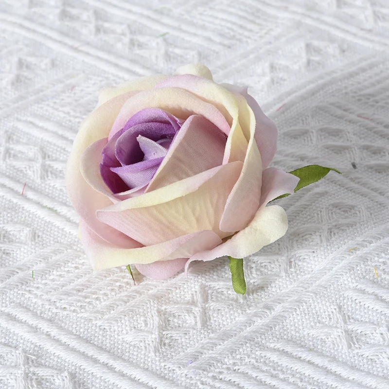 Dekorativer Samt Rose Pins Brosche