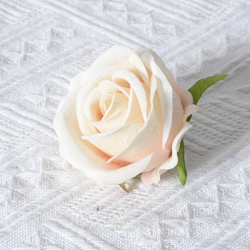 Dekorativer Samt Rose Pins Brosche